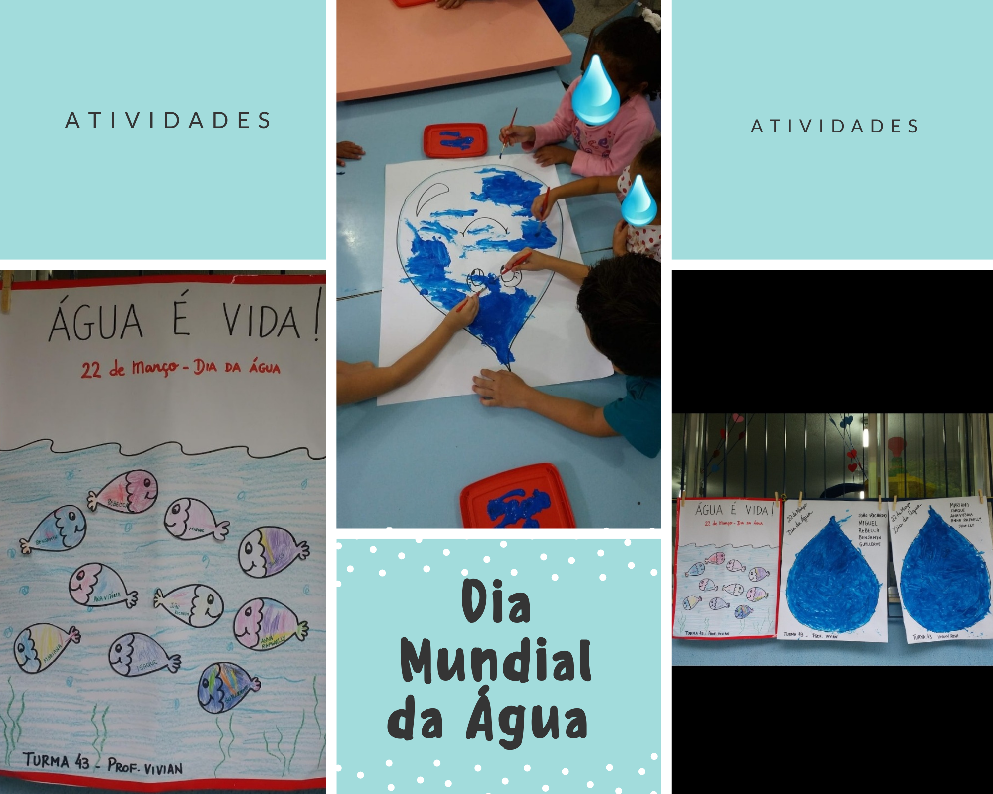 Atividade dia da Água - Educação Infantil