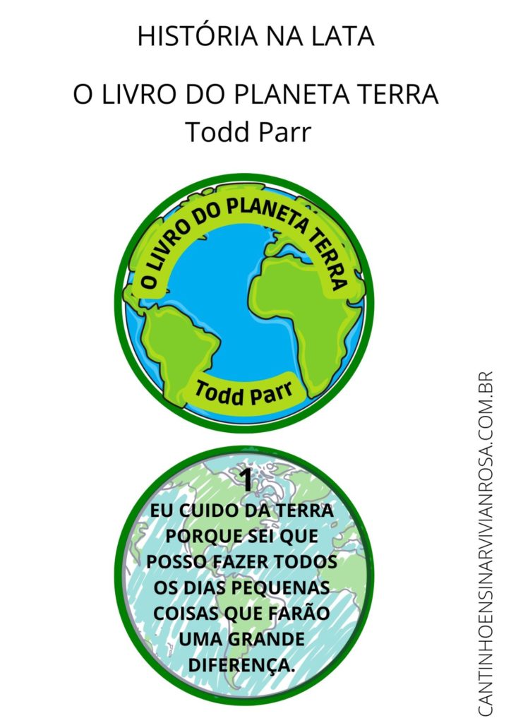 História na lata - O livro do Planeta Terra - Todd Parr