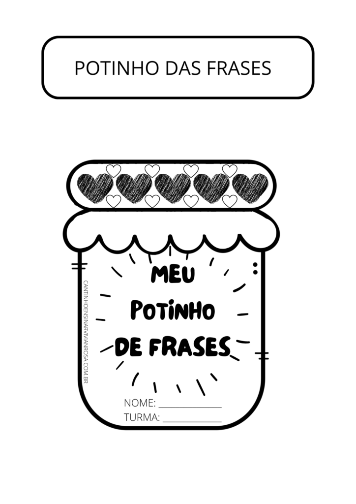 Atividades com Frases para alfabetização