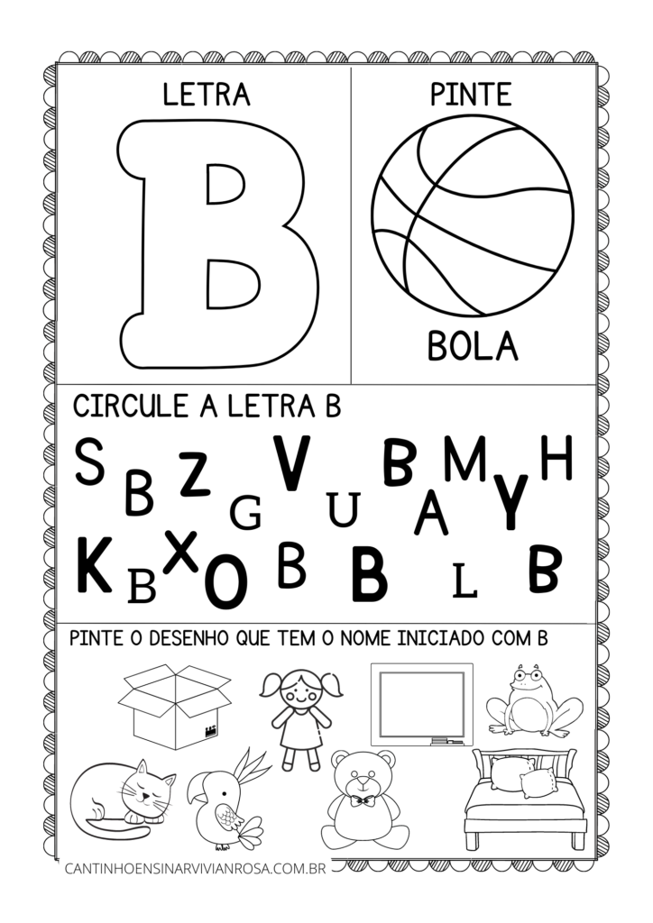 Atividades com Alfabeto - Educação Infantil