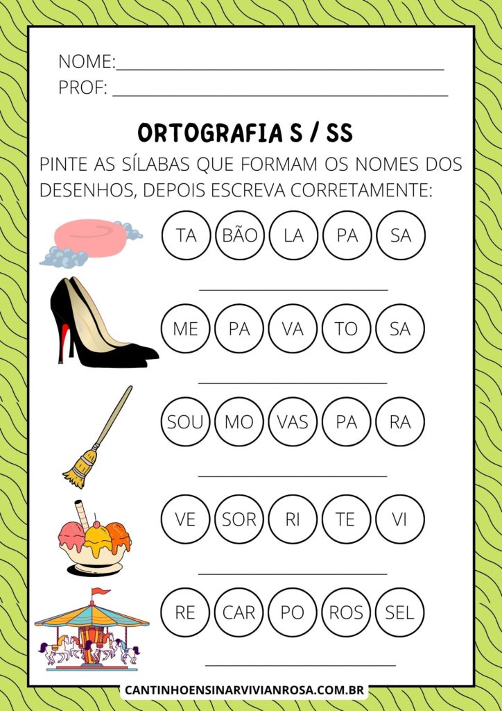 Atividades com R e RR para alfabetização  Atividades de ortografia,  Atividades com r, Ortografia