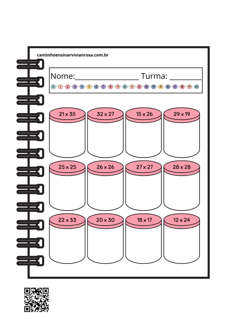 Só Continhas: 4 Operações  Matemática, Loteria, Lista de palavras