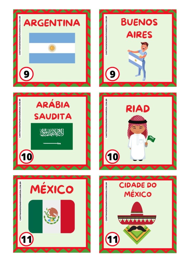 Jogo sobre os países do mundo!