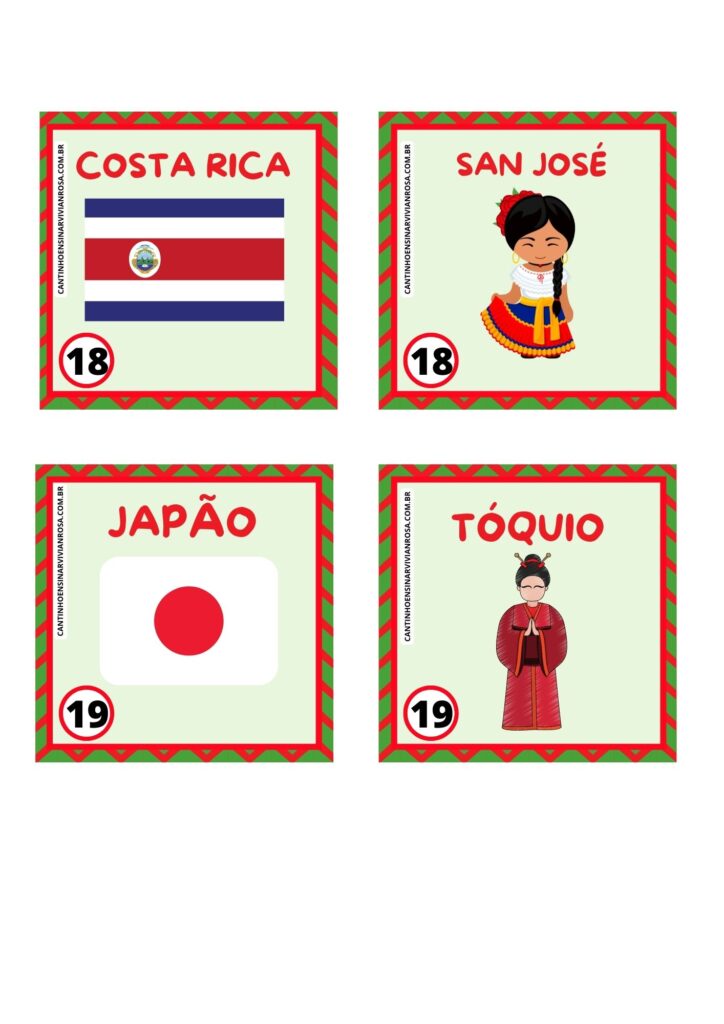 Jogo das Capitais do Mundo. Use a Memória e Venha Descobrir! »