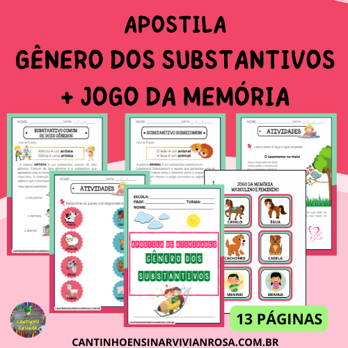 APRENDENDO SOBRE SUBSTANTIVOS - Educa Market