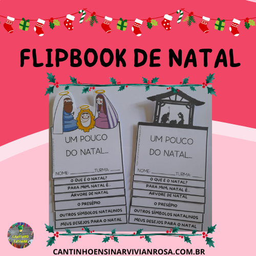 FLIPBOOK DE NATAL - Cantinho Ensinar