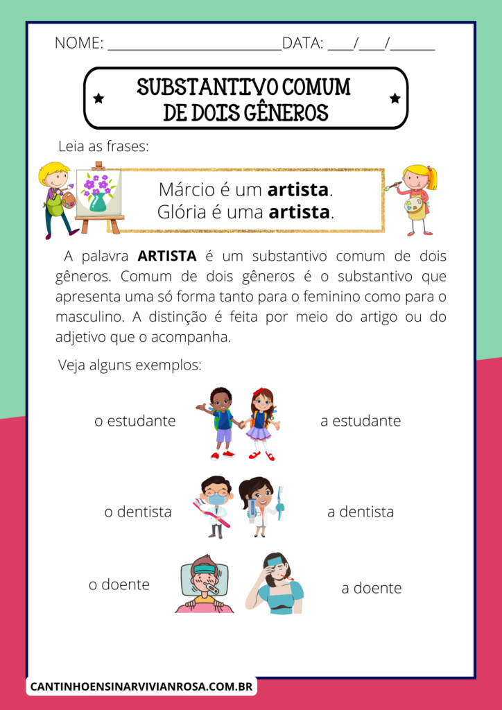 Gênero do substantivo em inglês - Mundo Educação