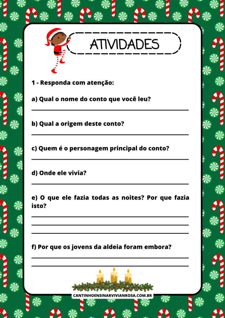 Atividades de Natal para o 3º Ano do Ensino Fundamental