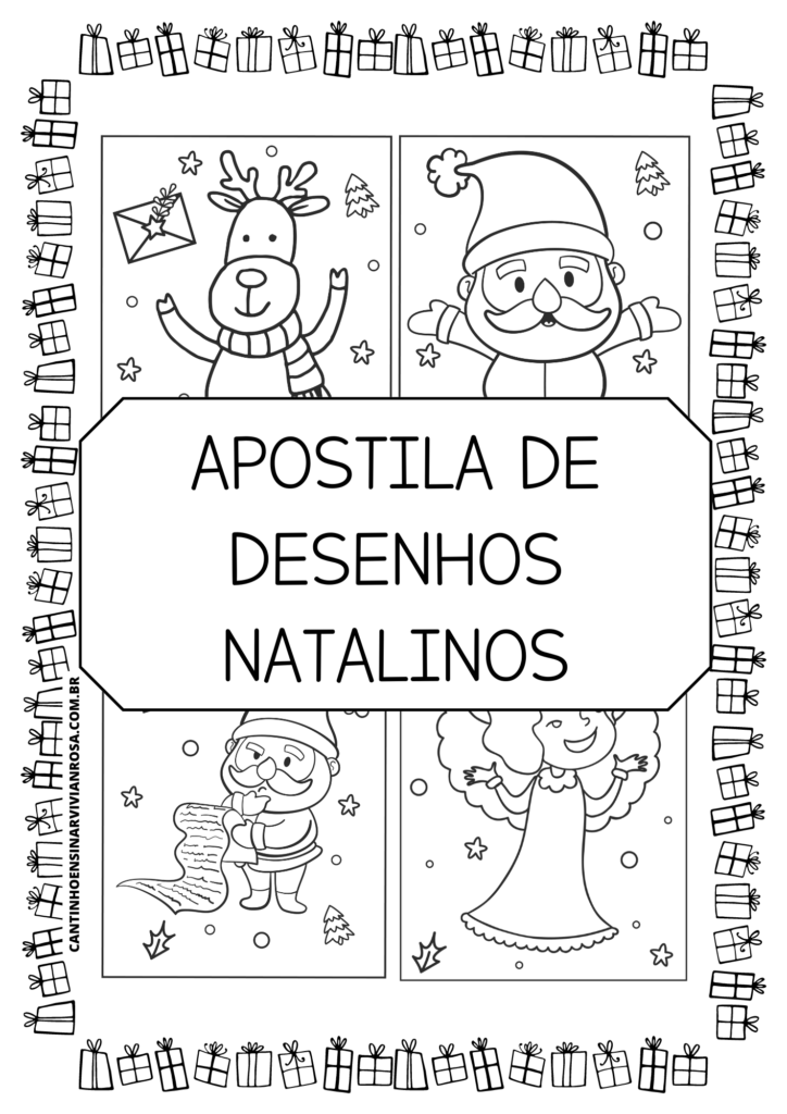 desenhos para colorir de natal - A Arte de Ensinar e Aprender