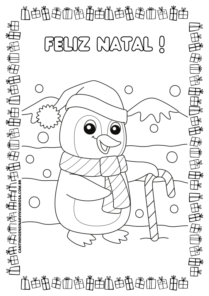 desenhos para colorir de natal - A Arte de Ensinar e Aprender