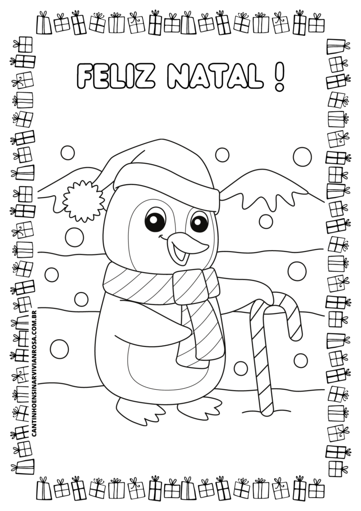 Atividades Educação Infantil: DESENHOS PARA COLORIR NATAL - 12 PÁGINAS