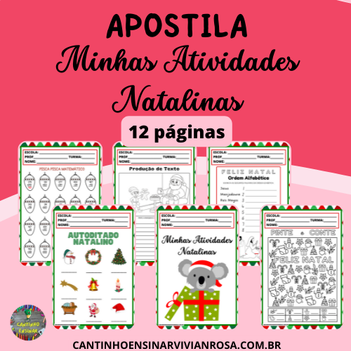Arquivo de atividades de natal de português - Cantinho Ensinar