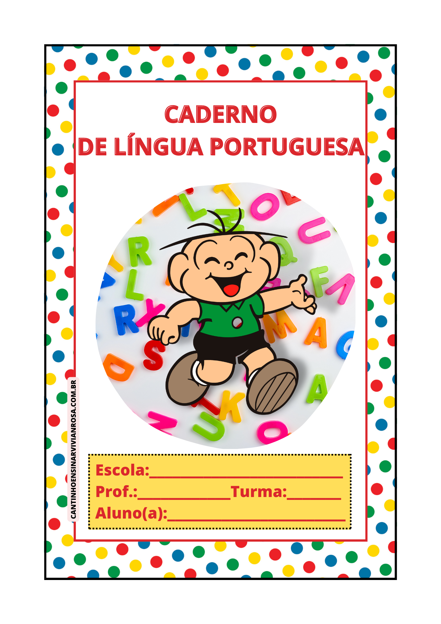Capas Para Cadernos De PortuguÊs MatemÁtica CiÊncias HistÓria E Geografia Cantinho Ensinar 8761