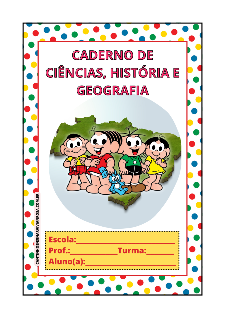 CAPAS PARA CADERNOS DE PORTUGUÊS, MATEMÁTICA, CIÊNCIAS, HISTÓRIA E ...