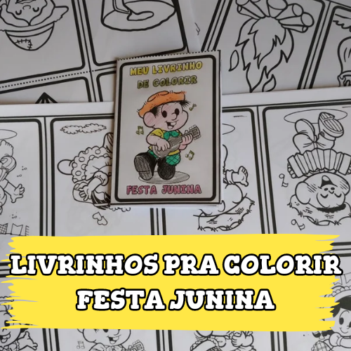 Livro de colorir Festa Junina - Educa Market