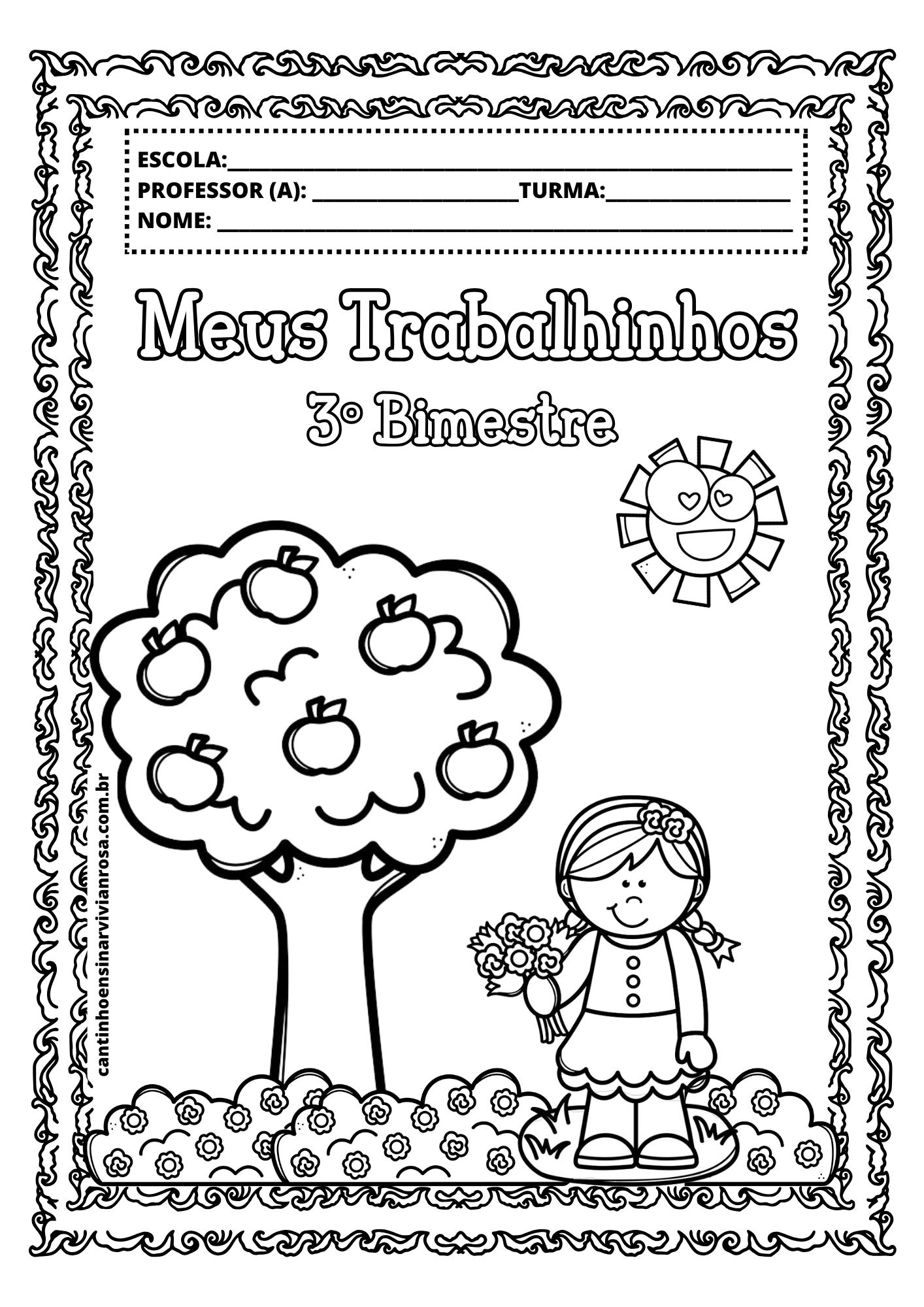 Capas Para As Avalia Es Do Bimestre Com A Tem Tica Da Primavera Cantinho Ensinar